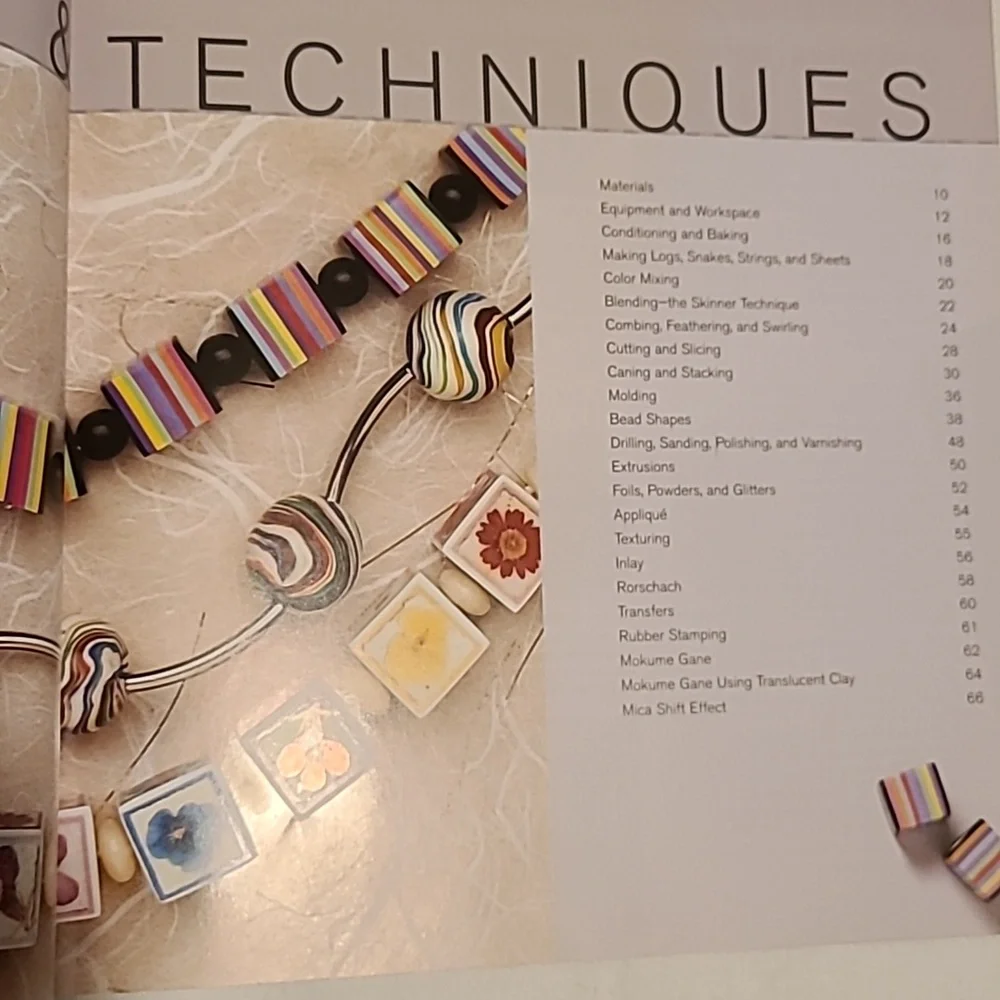 Making Polymer Clay Beads Step Book By Step Book By Carol Blackburn Jewelry - Picture 5 of 16